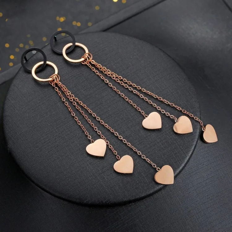 2020 новые серьги Европейская мода хрустальные от Swarovski с бахромой маленькие love из