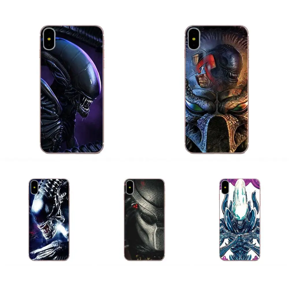 ТПУ дизайн телефона аниме Alien vs Predator для Xiaomi Mi3 Mi4 Mi4C Mi4i Mi5 Mi 5S 5X 6 6X A1 Max Mix 2 Note 3