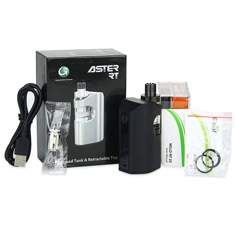 Оригинальный набор для вейпа Eleaf Aster RT встроенный аккумулятор 4400 мА/ч емкость 3 8 мл