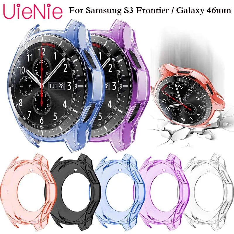 Прозрачный защитный чехол для часов samsung Gear S3 watch 46 мм корпус смарт