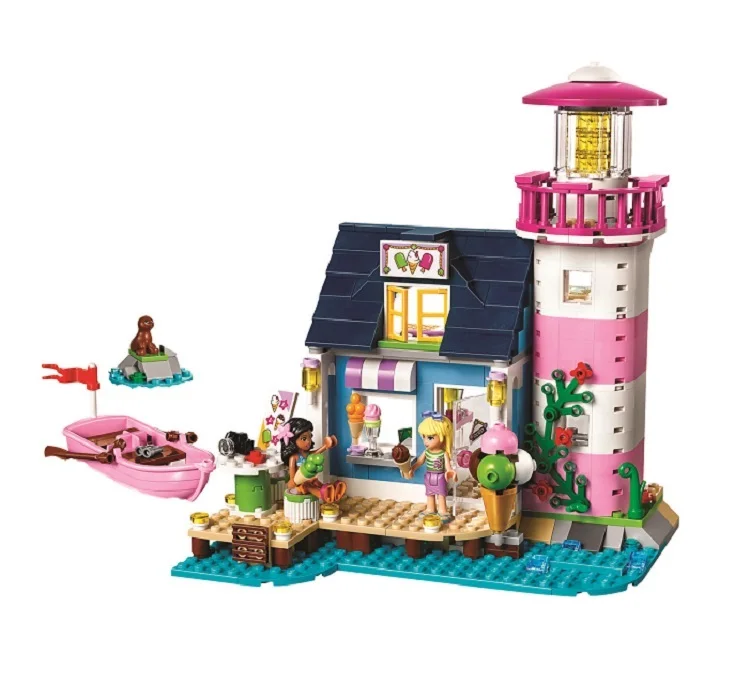 Bela 10540 478 шт совместимые друзья 41094 Heartlake модель маяка строительные наборы блоки