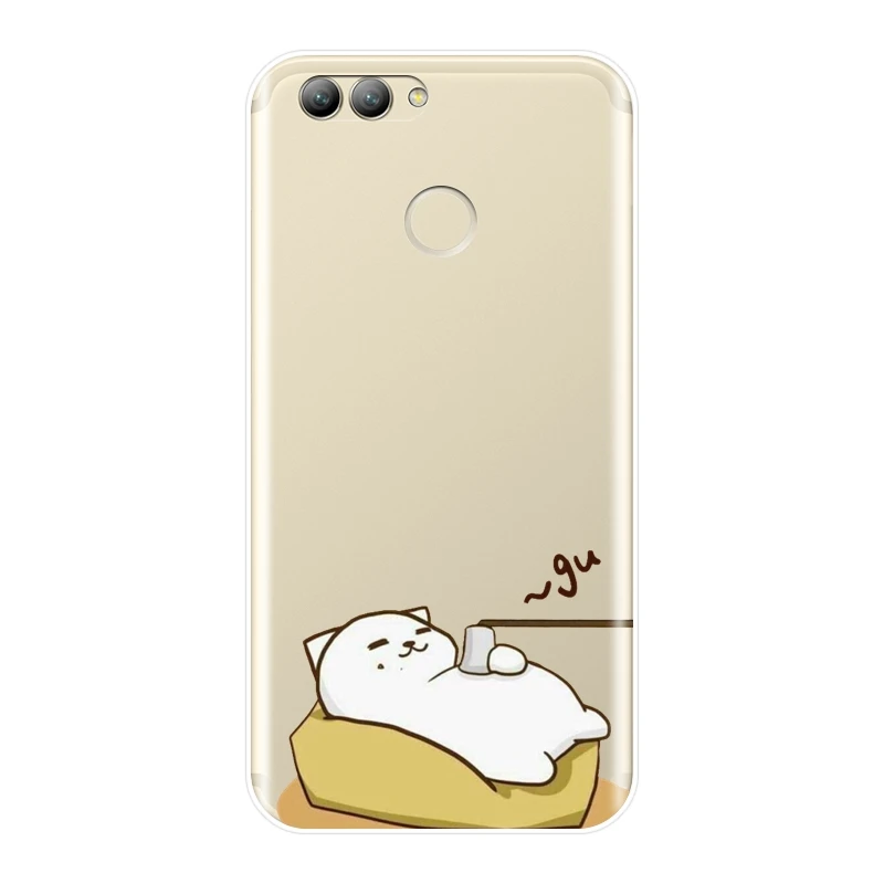 Чехол для Huawei Nova Smart Lite 2017 мягкий силиконовый чехол задней панели с надписью Love 2i 2