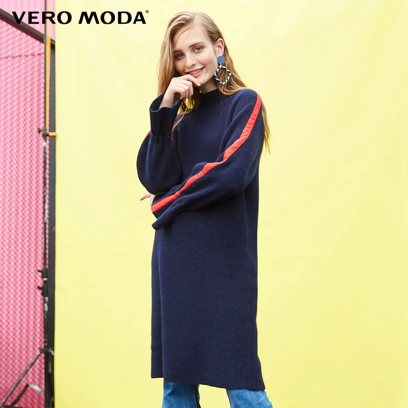 Vero Moda шерстяное платье с высоким воротником и роговыми рукавами | 318446505|Женские