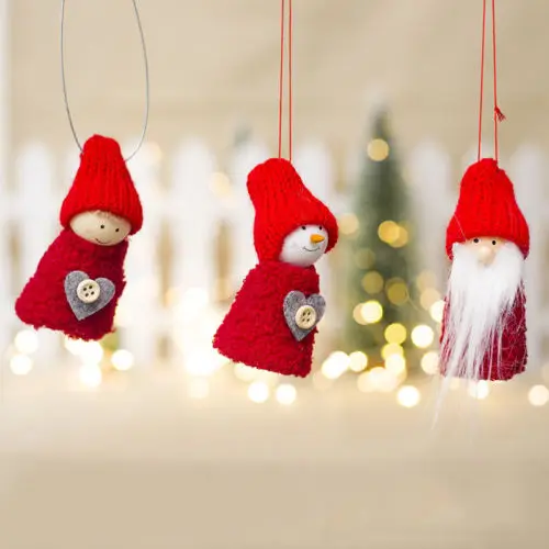 3 шт. рождественские деревянные колышки для кукол поделки всей семьи детские