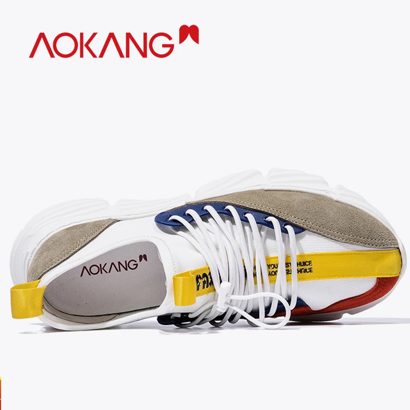 AOKANG/2019 Новое поступление мужская повседневная обувь светильник мужские туфли из