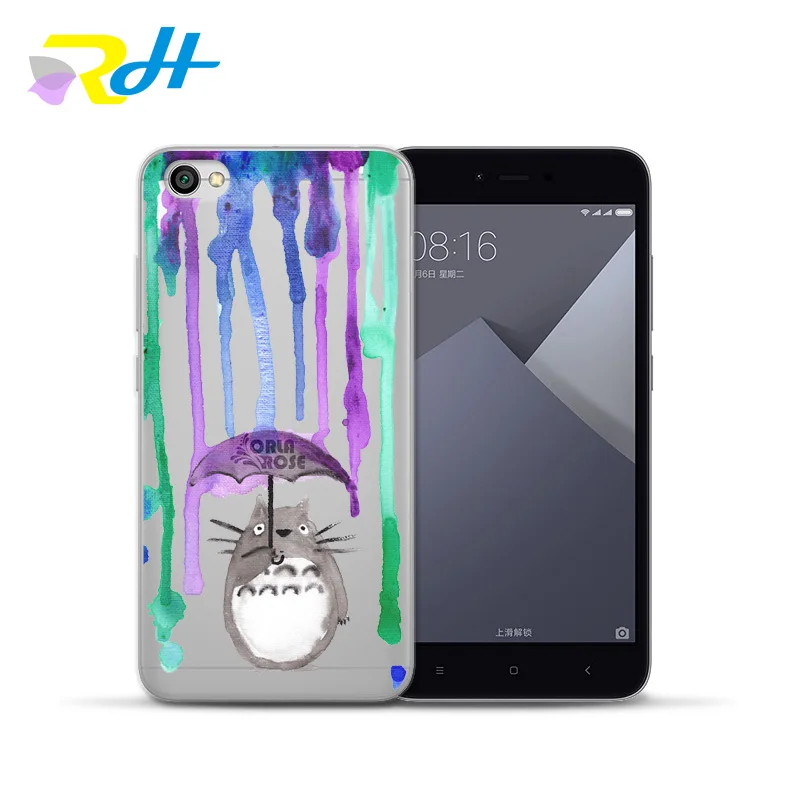 For Redmi Coque Etui silicone soft shell Fashion Cute Totoro cover xiaomi Note 4X 5A 6Pro 7 4 A 5 Plus 6A case | Мобильные телефоны