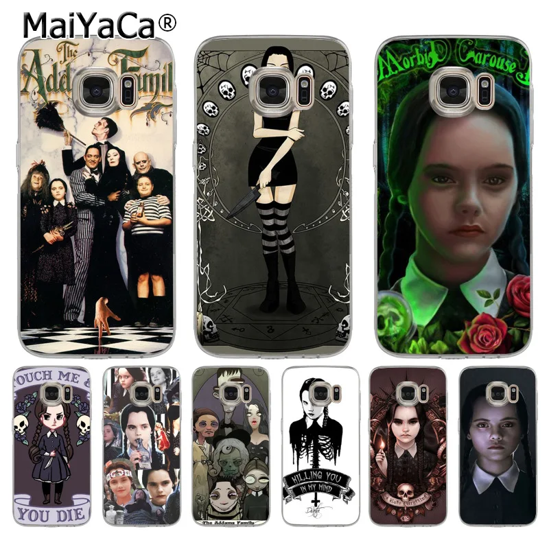 MaiYaCa среда Addams семейный Топ подробный популярный чехол для телефона samsung galaxy s8 s7
