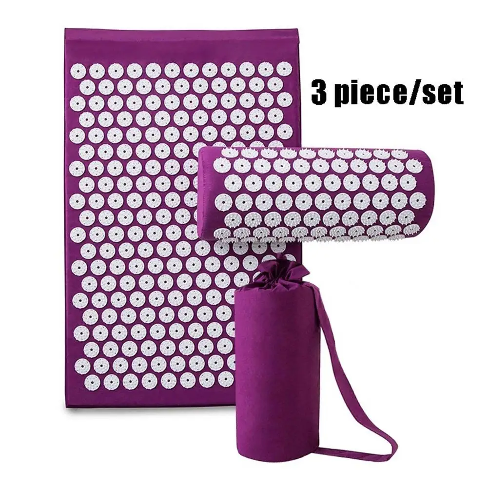 Yoga Massage Mat- Acupuncture Needle Massage Pad Set