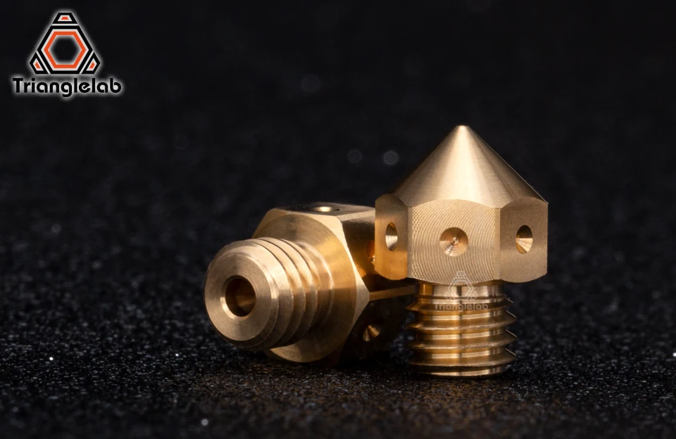 Trianglelab высокое качество латунь MK8 насадка для 3D принтеров hotend 1,75 мм нить j-головка cr10 тепловой блок ender3 hotend m6 резьба