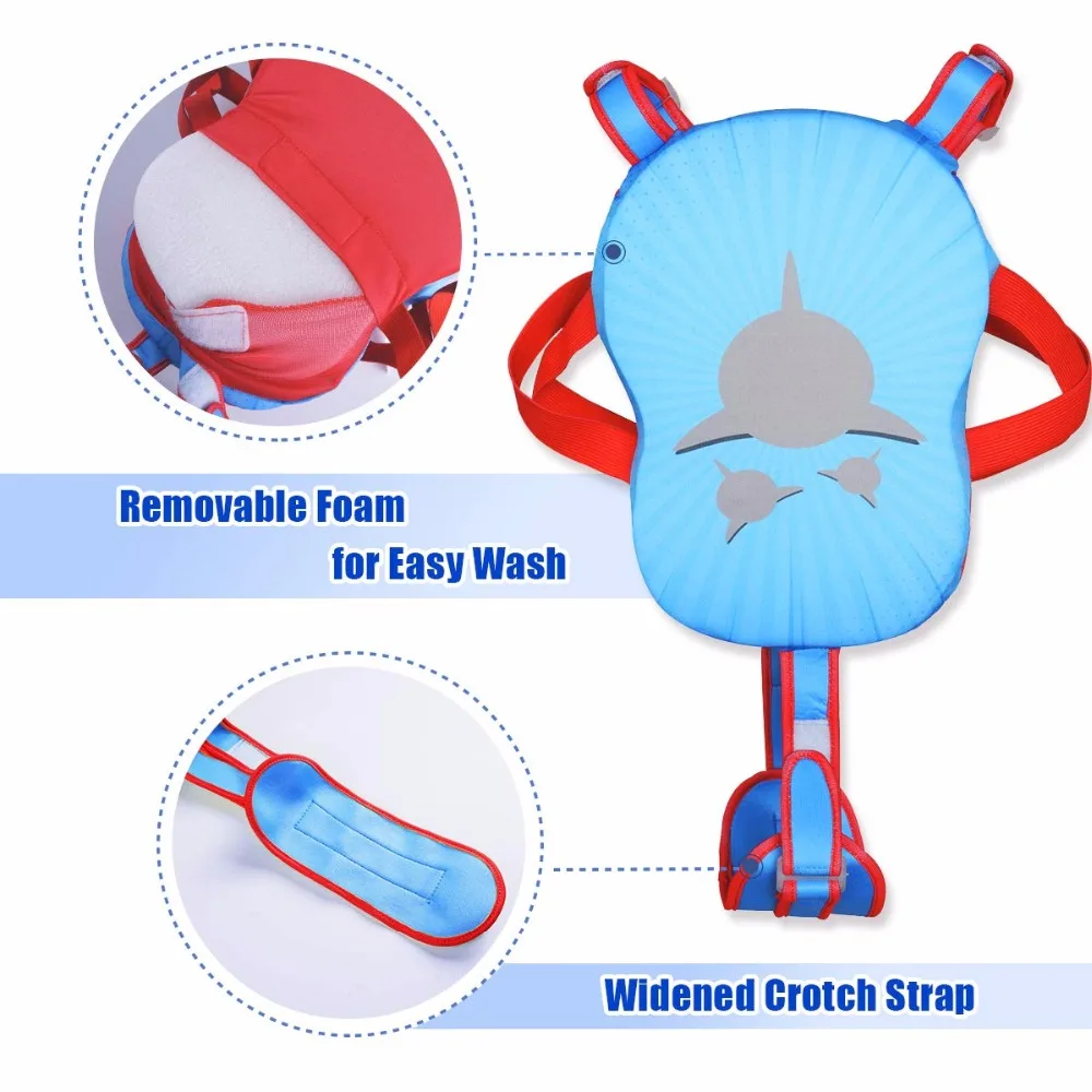 Erapinky Blue Shark Swim Trainer дети спасательный жилет детский плавающий из вспененного