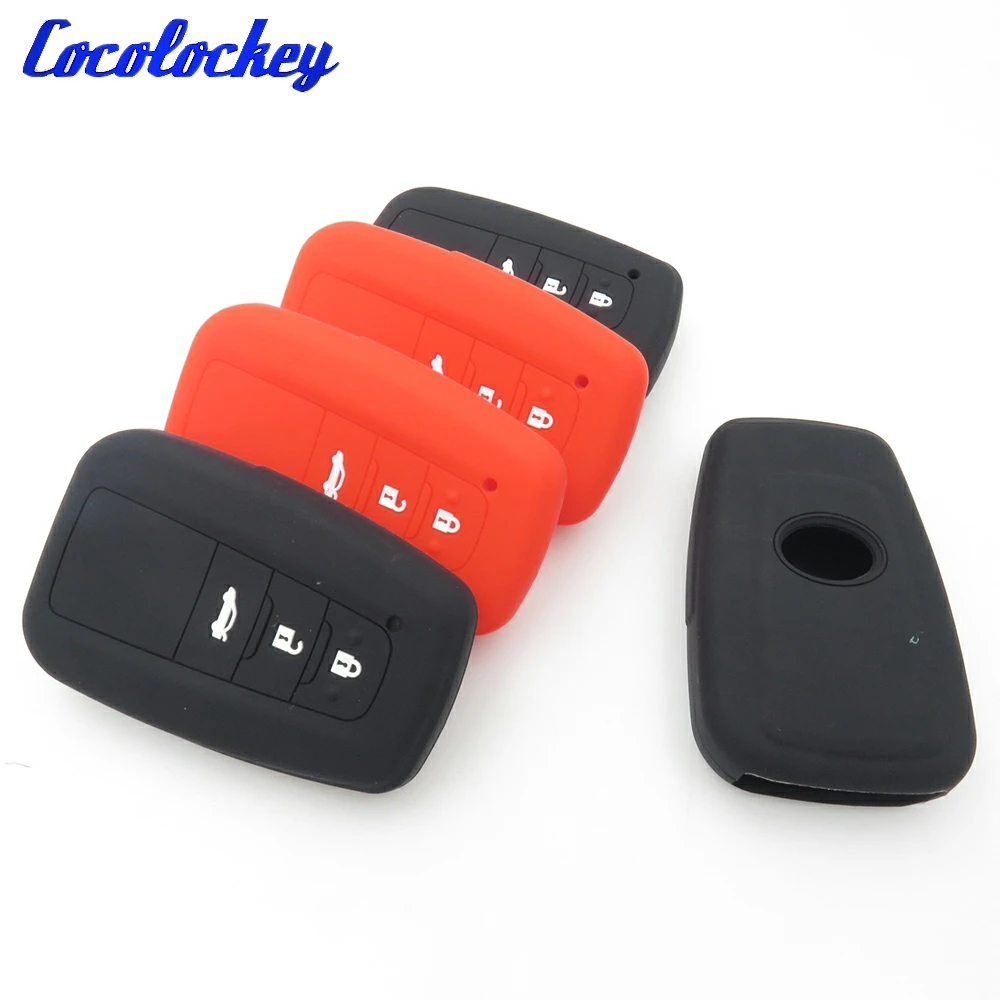 Cocolockey силиконовый резиновый автомобильный брелок чехол Чехол держатель для кожи
