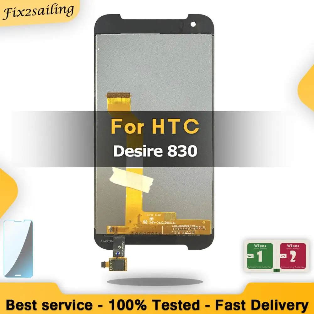 Новый ЖК-дисплей 5 ''для HTC Desire 830 сенсорный экран с цифровым преобразователем