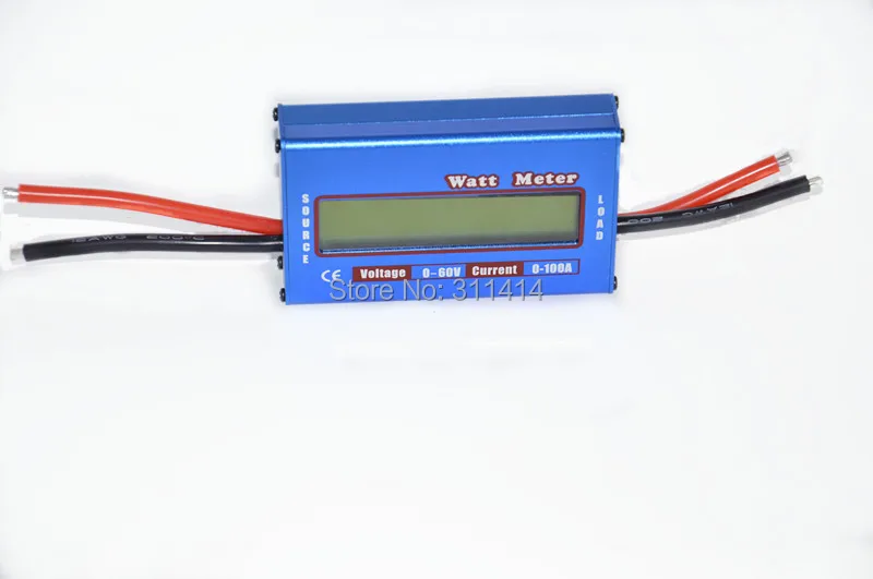 1piece Digital 60V/100A DC RC Helicopter Airplane Battery Power Analyzer Watt Meter Balancer Energy Voltage Volt Current | Игрушки и
