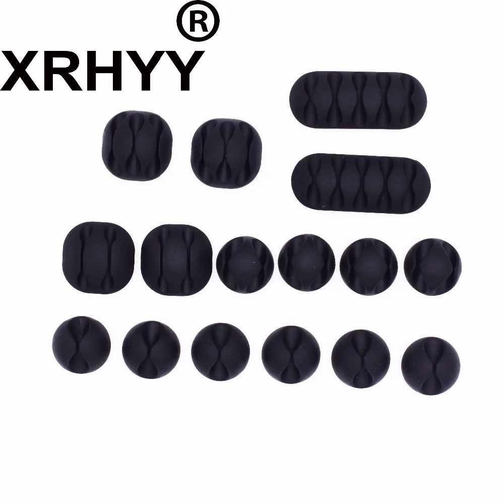 XRHYY 16 упаковок держатель провода для управления кабелем система клейкий шнур