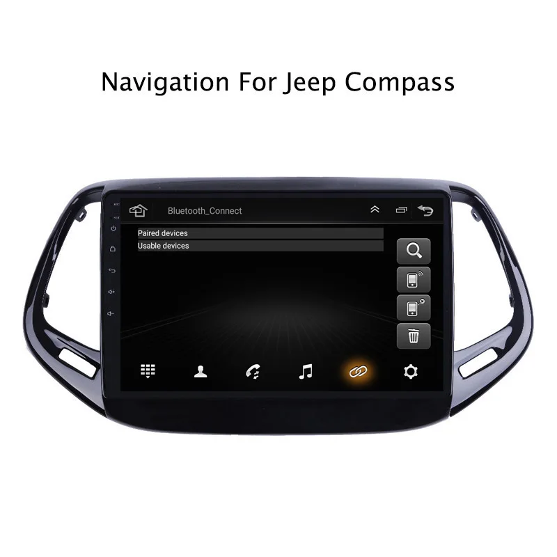 NAVITOPIA 9 дюймов 4G LTE WIFI головное устройство для Jeep Compass 2017 Android 6 0 2G + 32G автомобильный