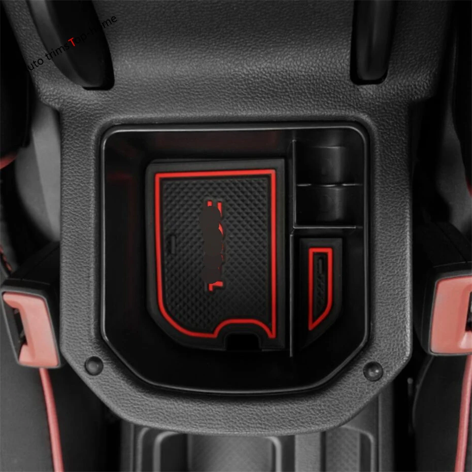 armrest storage multi grid pallet container phone case box cover accessories for vw volkswagen t roc t roc 2018 2019 2020 2021 free global shipping