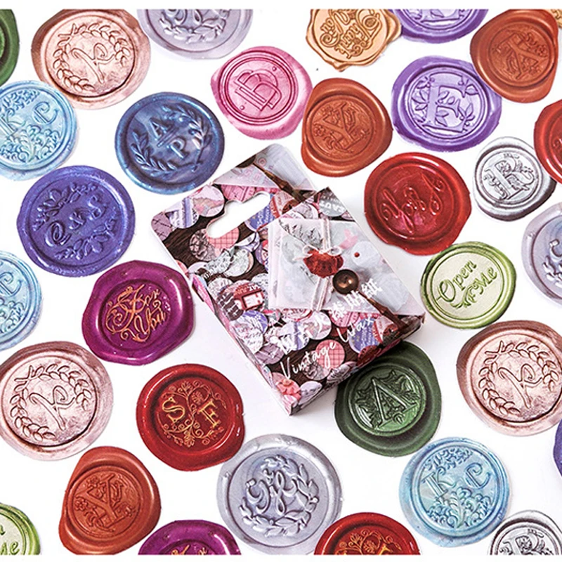 45 шт./кор. новая милая ретро-краска бумажная искусственная наклейка рукоделие