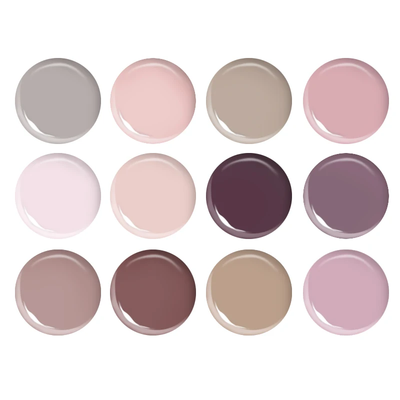 Ur Sugar Цветной Гель лак для ногтей набор телесного цвета красный дымка Белый