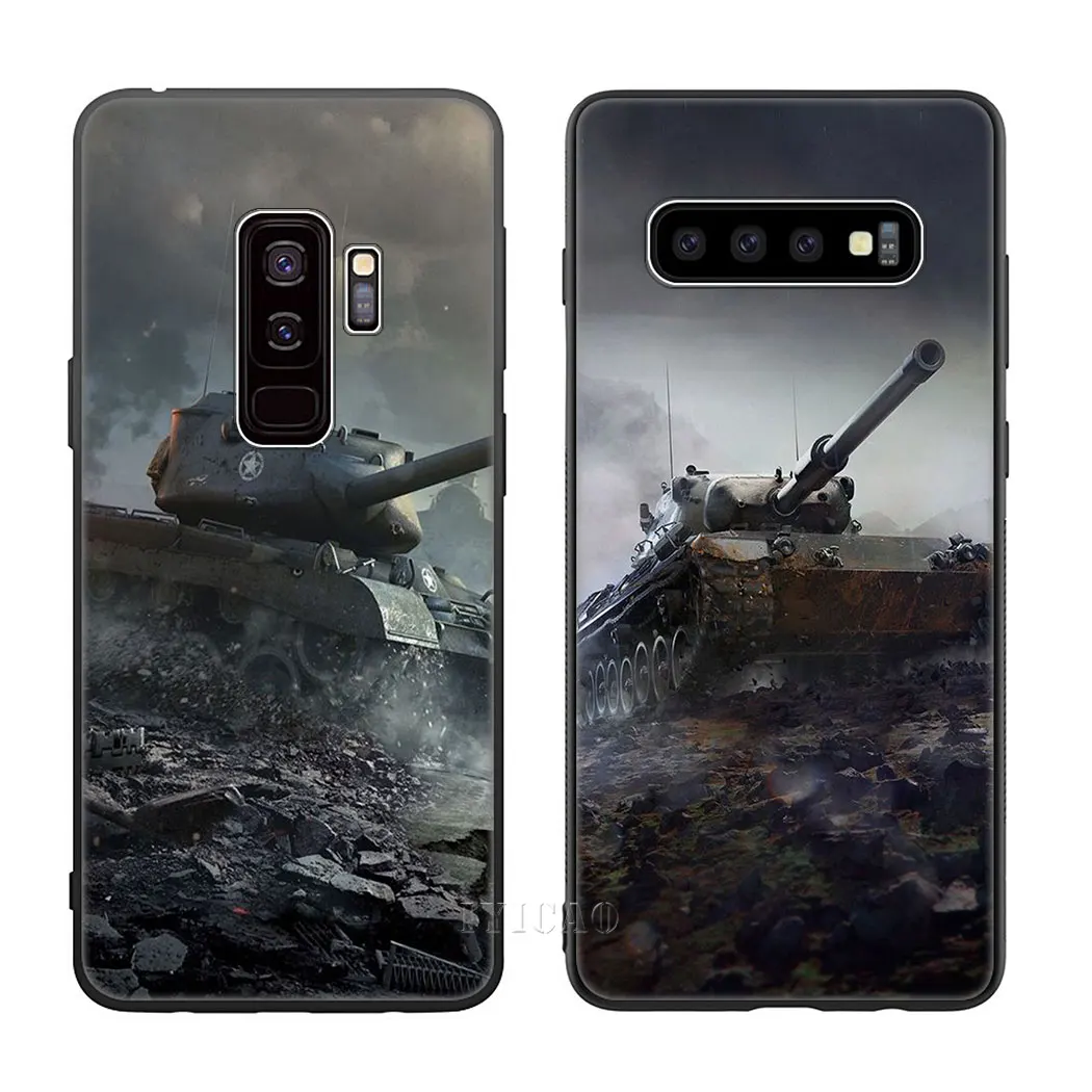 IYICAO world of tanks Soft Silicone Case for Samsung Galaxy S10 S9 S8 Plus S10e S6 S7 Edge Phone |