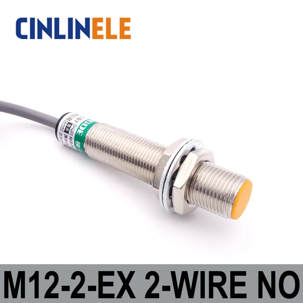 

M12 LJ12A3-2-Z/EX 4mm 6V-36V induction DC 2 WIRE NO metal sensor inductive proximity Screen shield type LJ8A3 sensor switch