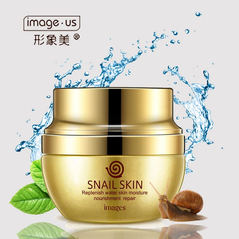 Изображения против морщин старения Улитка влажную питательный крем для лица