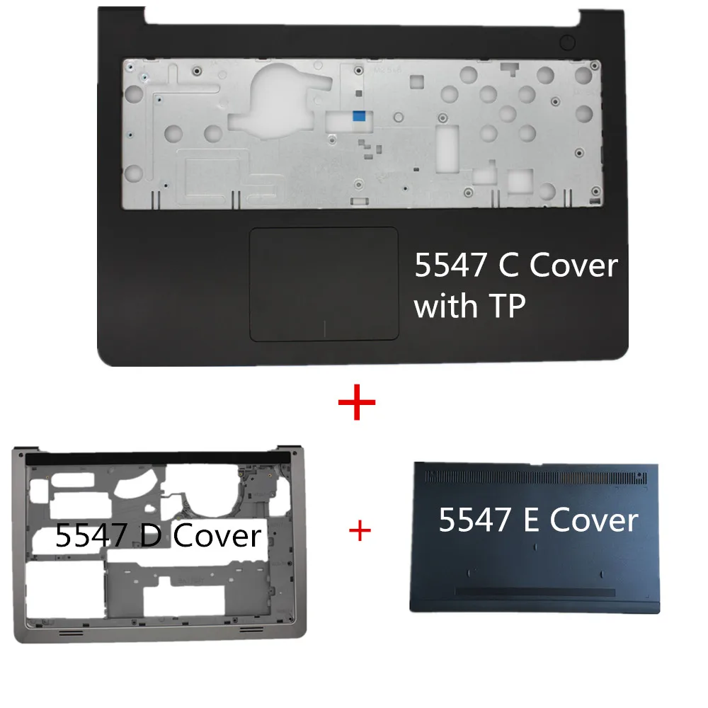 Новый Упор для рук ноутбука Dell Inspiron 15 5000 5545 5547 15M верхний корпус + Базовая Нижняя