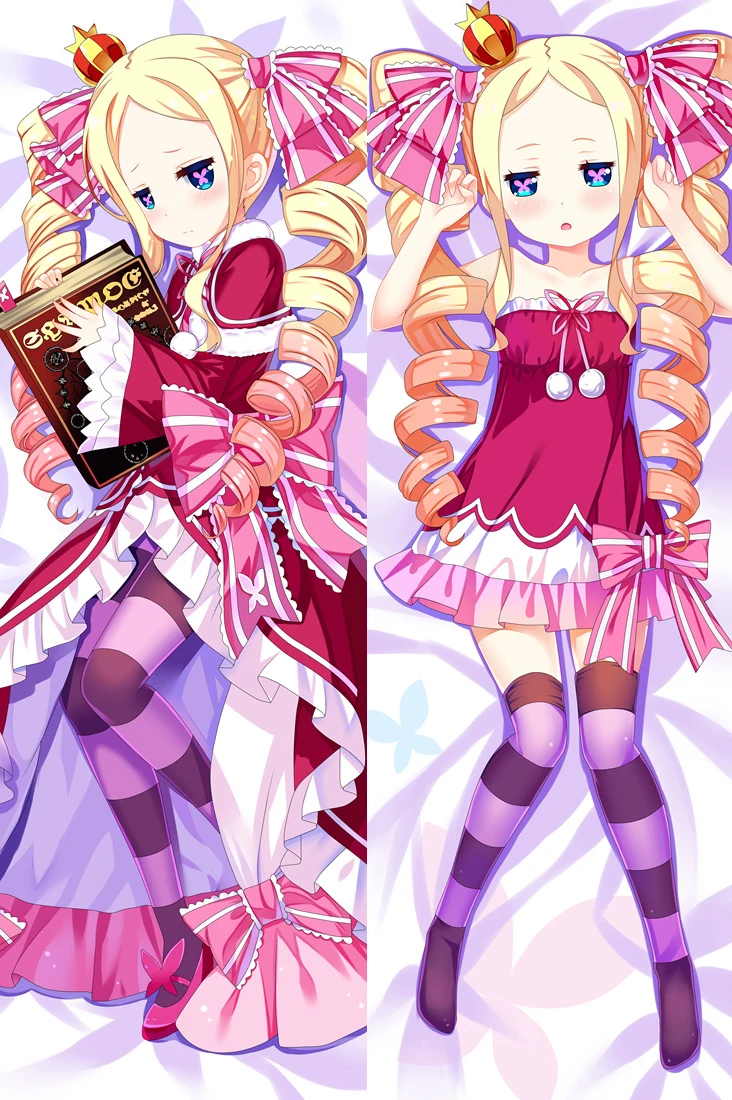 67005 Обновление октября аниме Re: Zero Hajimeru Isekai Seikatsu Rem Ram Beatrice обнимает тело Подушка Чехол Подушка «Dakimakura» чехол - Цвет: 67005