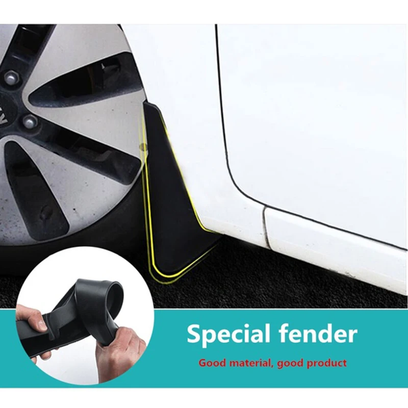 Molded Mud Flaps For Ford Fiesta Mk7 2009 - 2017 Mudflaps Splash Guards Mudguards 2010 2011 2012 2013 2014 2015 2016 Accessori | Автомобили