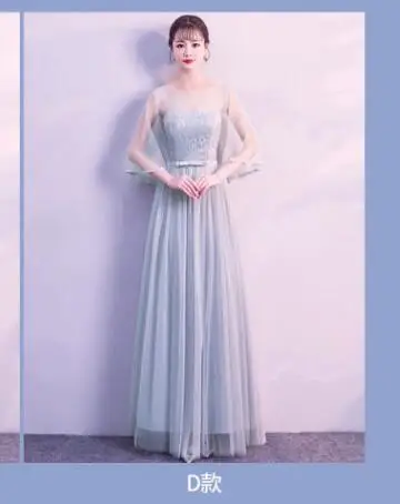 1 шт./лот летние платья для подружки невесты длинное стильное кружевное платье из