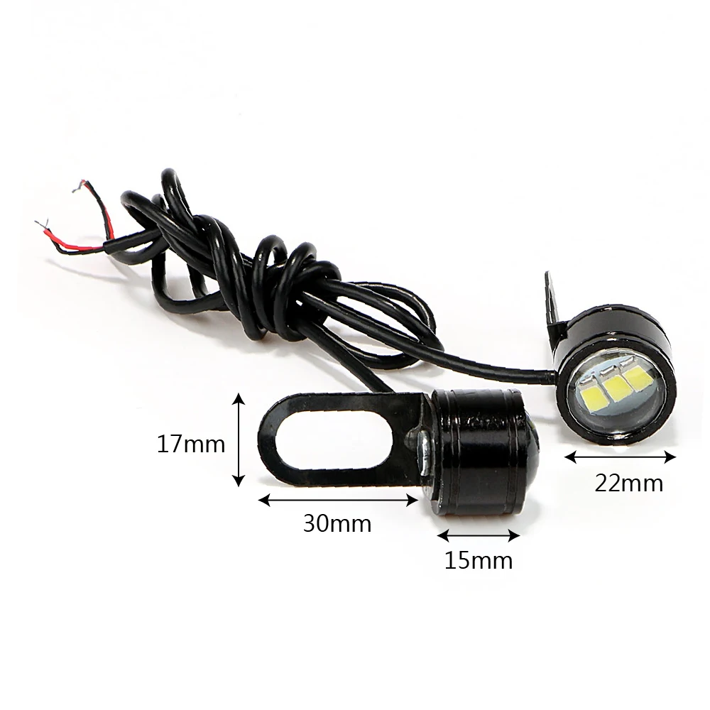 LEEPEE DRL Дневной светильник 2 шт. AC/DC 12V мотоцикл орлиный глаз противотуманная фара