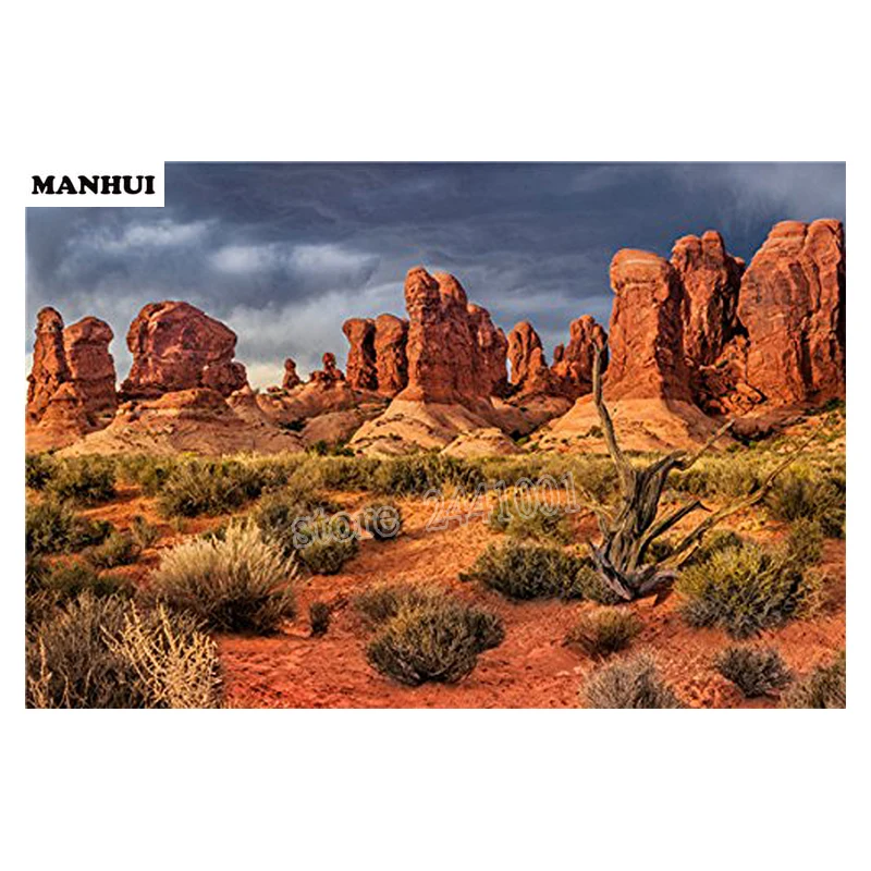 Алмазная мозаика Desert Landscape ручной работы набор для алмазной вышивки крестиком
