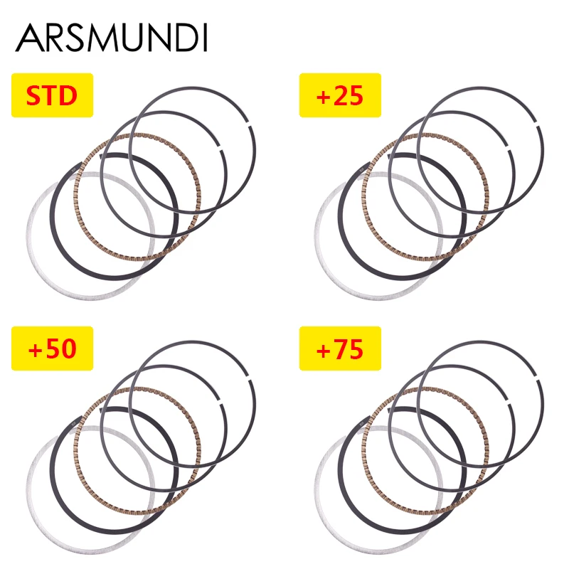 

Engine Cylinder Part Piston Rings Kits For Kawasaki ZZR250 ZZR German soldier 250 Motorcycle Accessories
