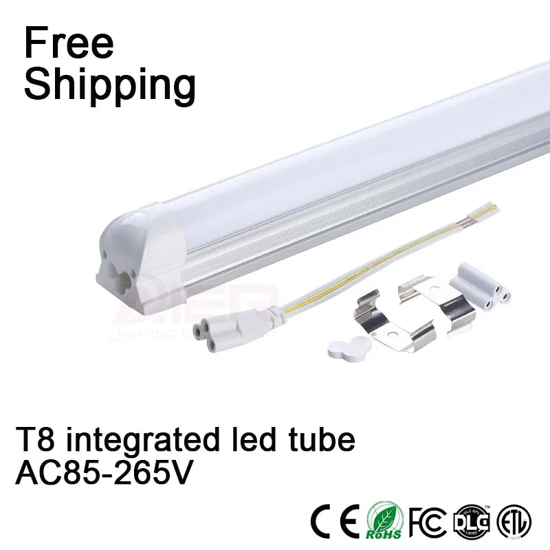 CE 2ft t8 led tube integrated 600mm 50pcs/lot free shipping | Освещение
