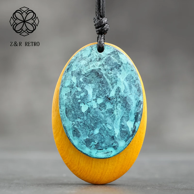 Long Necklace for Women Wood Jewelry Pendants Colorful Statement Handmade Wooden Necklaces &amp Fashion Jewellery | Украшения и