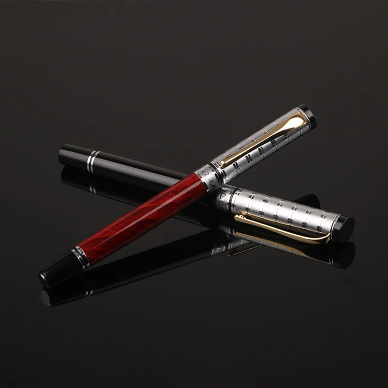 Высококачественный роллербол Золотой зажим для ручки тонкие точки 0 5 мм черные