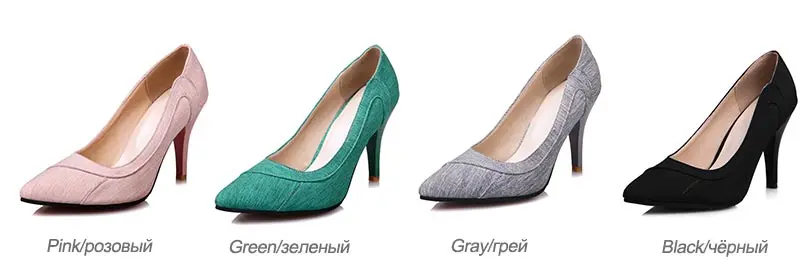 SGESVIER/женские туфли-лодочки; Новинка года; сезон весна; элегантные пикантные модельные туфли; большие размеры 28-52; офисные женские туфли на тонком высоком каблуке с острым носком; OX082