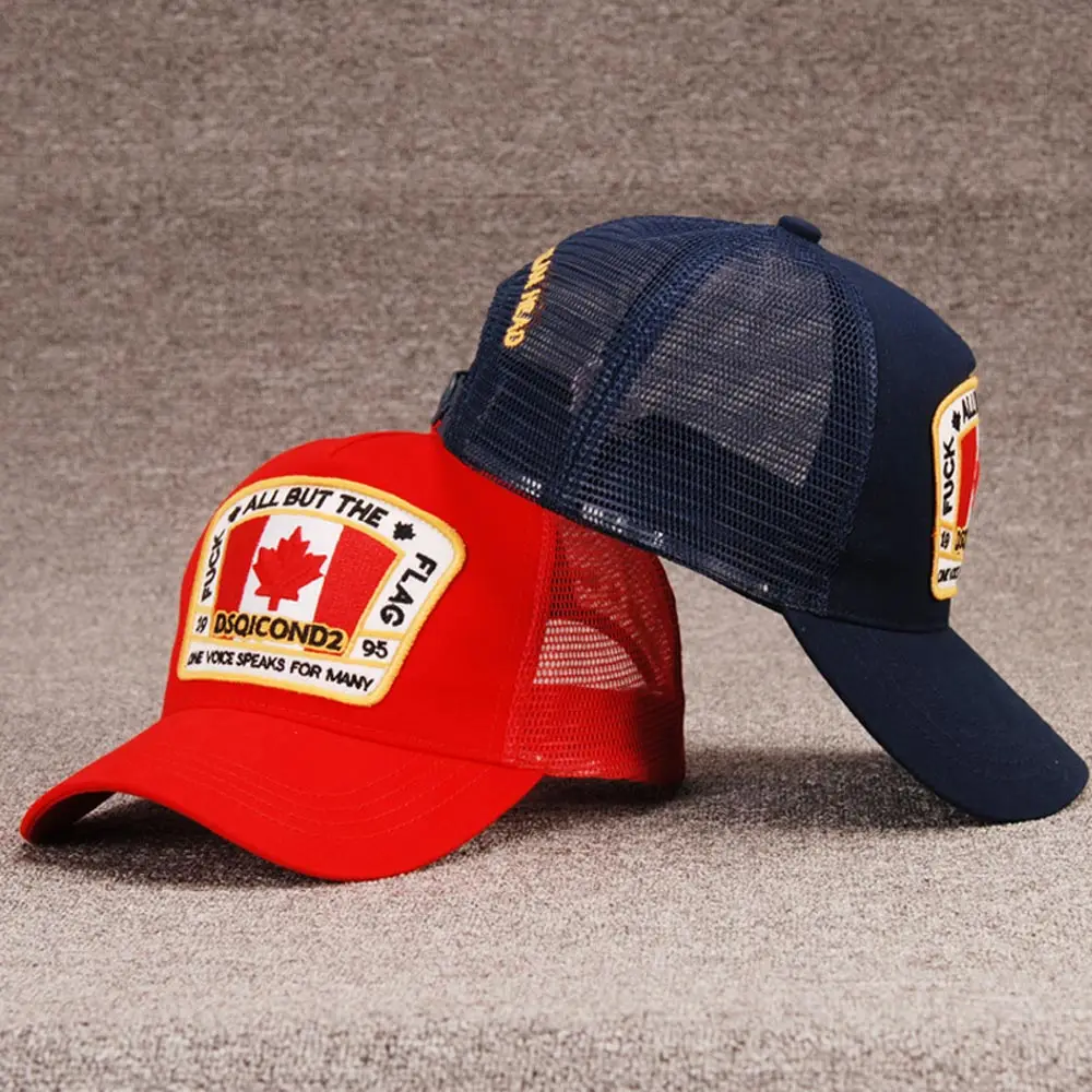 DSQ летняя сетчатая Мужская бейсболка женская Snapback Chapeu ICON Gorros Para Hombre De Marca Casquette