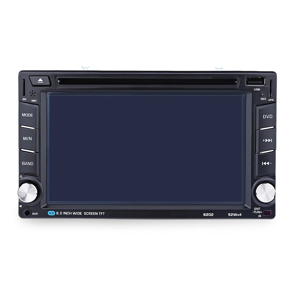 6202B 6 2 дюймов Bluetooth V3.0 автомобильный стерео сенсорный экран DVD плеер gps навигации SD