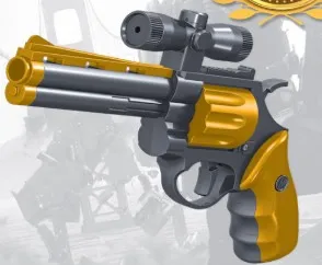 Revolver DIY строительные блоки игрушки оружие пустыня Орел и Беретта револьвер wtih пуля пластиковый пистолет Модель для детей мальчиков - Цвет: Revolver