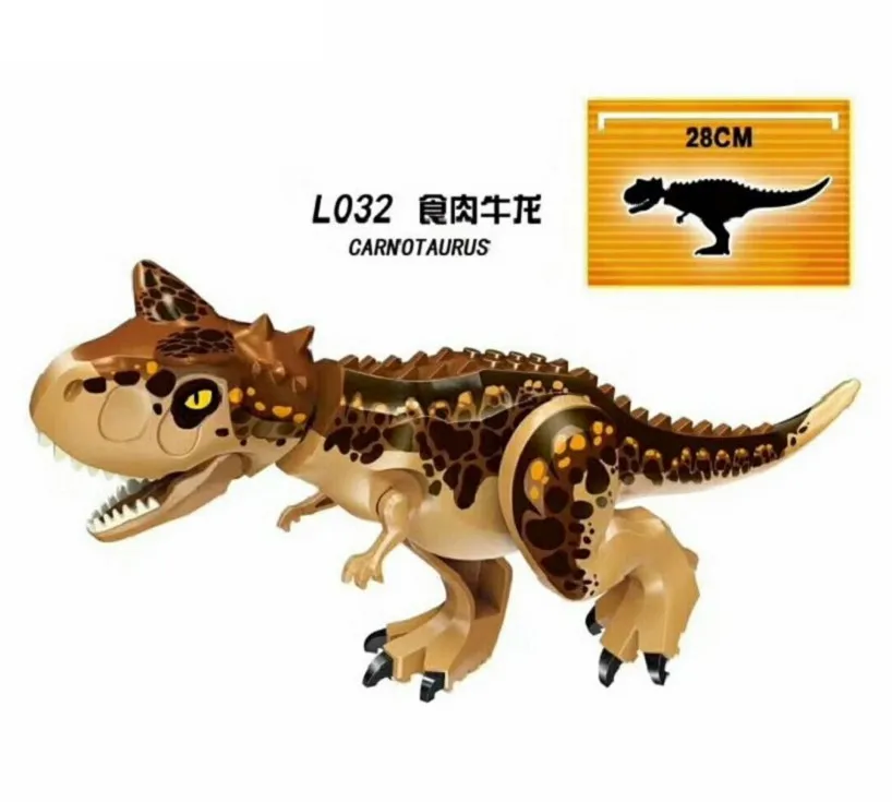 Мир Юрского периода строительные блоки парк Tyrannosaurs действие Rex прозрачный мир