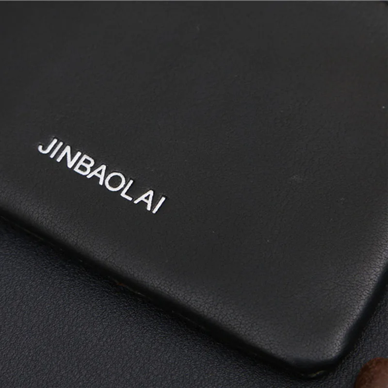 Цельный кошелек кожаный с гарантией качества простой держатель для кредитных