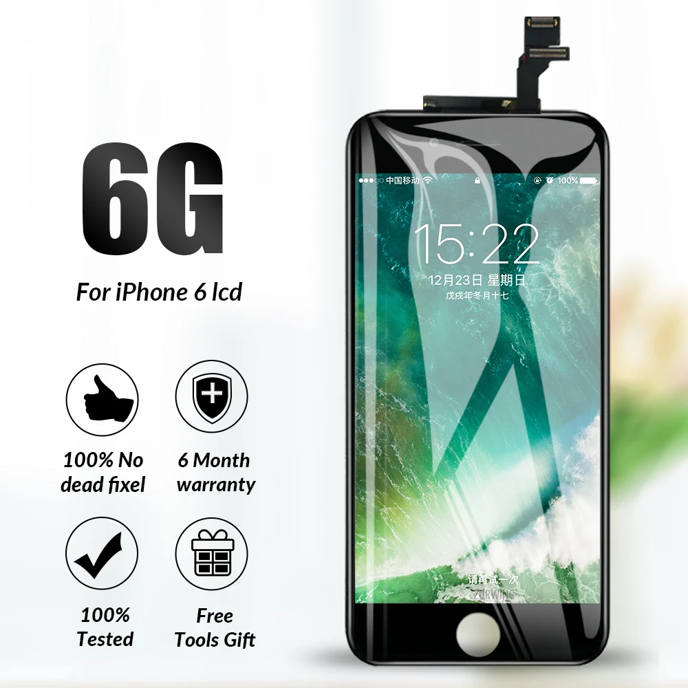 ЖК дисплей AAA для iphone 5s 6 6s 7 8 Plus с сенсорным экраном дигитайзер 3D Force полная сборка