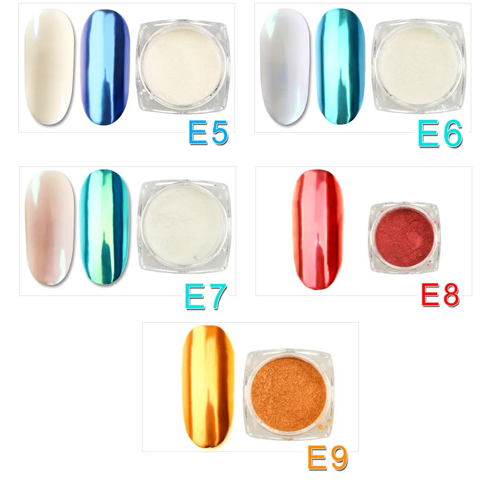 #501 2018 New Fashion Mermaid Powder Dust Pearl Shell Glimmer Nail Art Pigment Shimmer Manicure Tips Freeship | Красота и здоровье