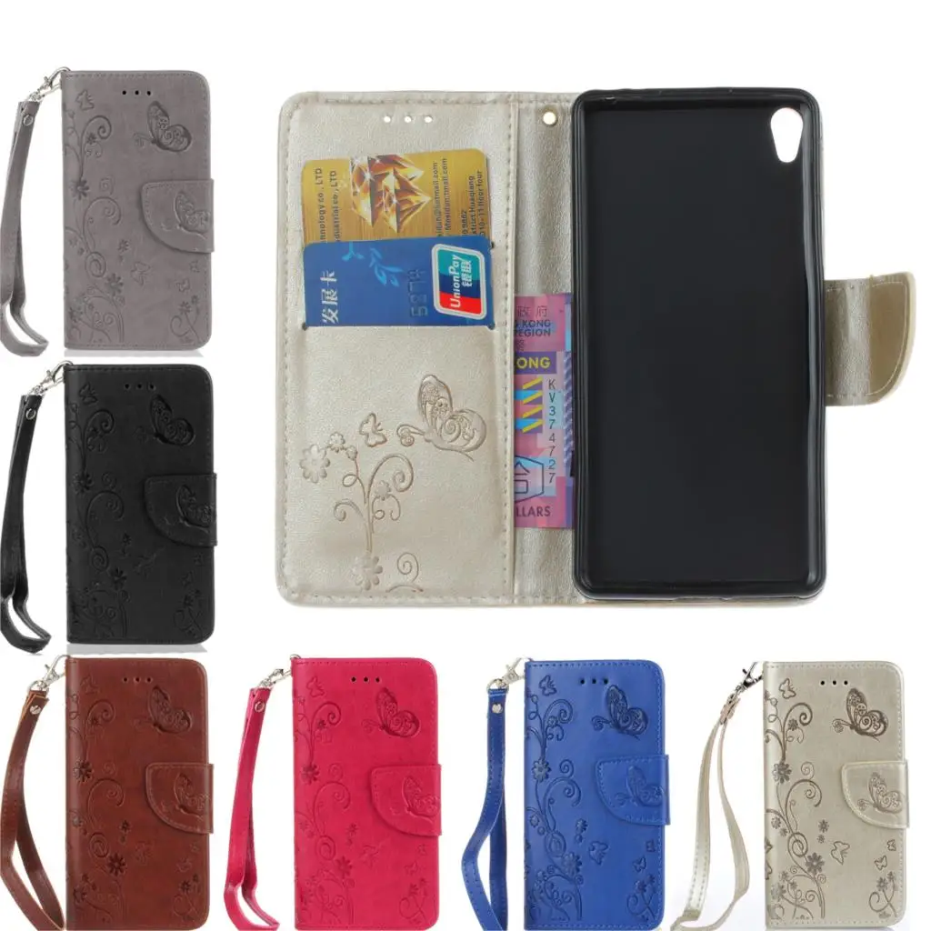 Чехол СПС флип sony Xperia XA PP10 F3111 F3112 F3113 случаи мобильного телефона coque тиснением