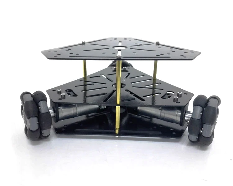 Новое поступление! MT100 3WD Omni Wheel Robot Car. Рама из нержавеющей стали с колесами 58 мм.