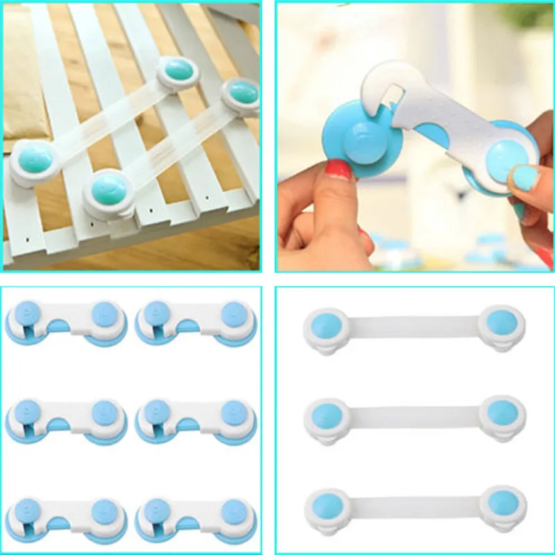 10 шт./лот замки для ящика безопасности ребенка безопасная Пряжка предотвращающая