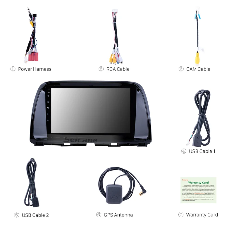 Seicane 9 дюймов Автомобильный плеер для 2012- Mazda CX-5 cx5 cx 5 Android 8,1 gps навигации Поддержка давления воздуха в шинах DVR камера заднего вида DAB+ 3g