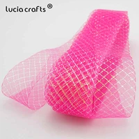 lucia crafts 10 meterslot 40mm nylon ribbon for diy handmade florist floral material m0501