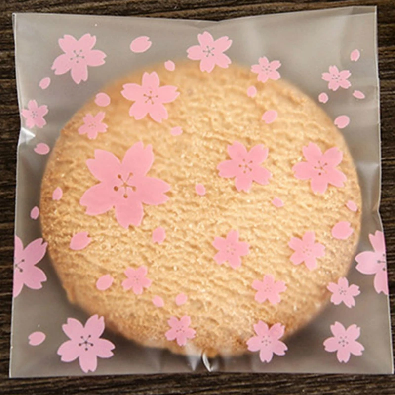 100 шт пластиковый мешок свадебные подарки для гостей самоклеющиеся матовые