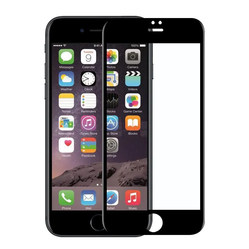 3D Протектор Экрана Для iPhone 6 Закаленное Стекло Экран полное Покрытие Изогнутый